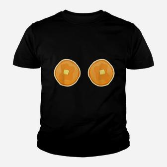 Pancake Food Youth T-shirt | Crazezy AU