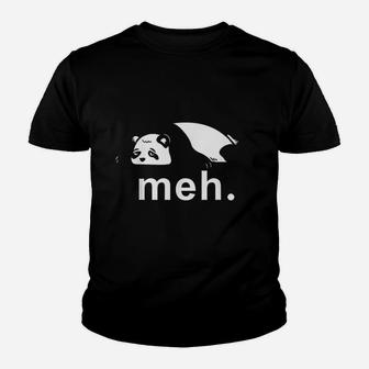 Panda Meh Funny Internet Meme Gifts Youth T-shirt | Crazezy
