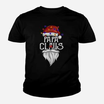 Papa Claus Shirt Christmas Pajama Family Matching Xmas Sweatshirt Youth T-shirt | Crazezy DE