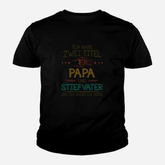 Papa & Stiefvater Kinder Tshirt - Perfekt für Zweitväter - Seseable