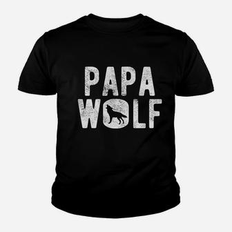 Papa Wolf Camping Pack Youth T-shirt | Crazezy AU