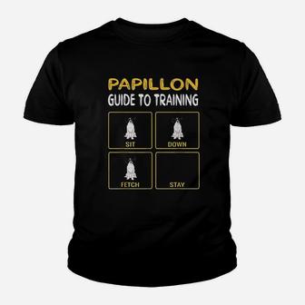 Papillon Guide To Training Youth T-shirt | Crazezy