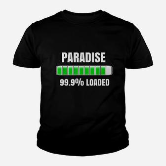 Paradise Loading Youth T-shirt | Crazezy