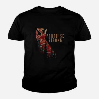 Paradise Strong Camp Fires Youth T-shirt | Crazezy