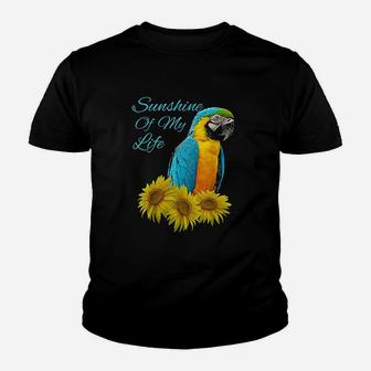 Parrot Sunshine Sunflower Youth T-shirt | Crazezy UK