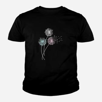 Pastel Dandelions Youth T-shirt | Crazezy