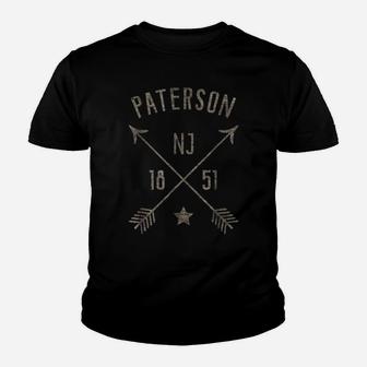 Paterson Nj T Shirt Cool Vintage Retro Style Home City Youth T-shirt | Crazezy