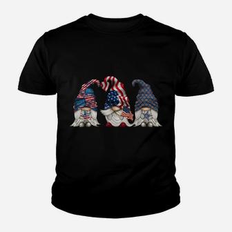 Patriotic Gnomes 4Th Of July Funny Gnome Love American Flag Youth T-shirt | Crazezy