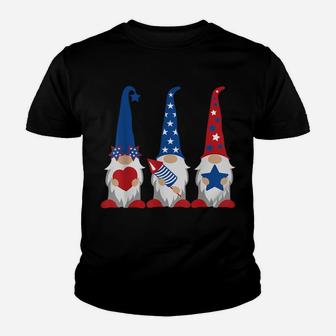 Patriotic Gnomes Usa American Flag 4Th Of July Gnome Youth T-shirt | Crazezy