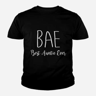 Pb Bae Best Auntie Ever Funny Youth T-shirt | Crazezy