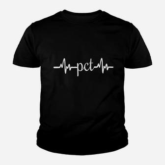 Pct Heartbeat Patient Care Technician Assistant Youth T-shirt | Crazezy UK