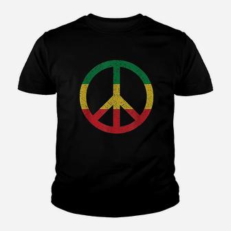 Peace Sign Vintage Youth T-shirt | Crazezy DE