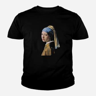 Pearl Lisa Of The North Famous Painting Vintage Design Youth T-shirt | Crazezy AU