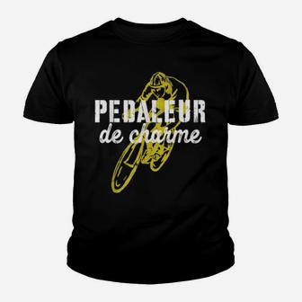 Pedaleur De Charme Bike Riding Rider Retired Cyclist Youth T-shirt - Monsterry