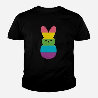 Peeps Rainbow Bunny Peep Youth T-shirt | Crazezy AU