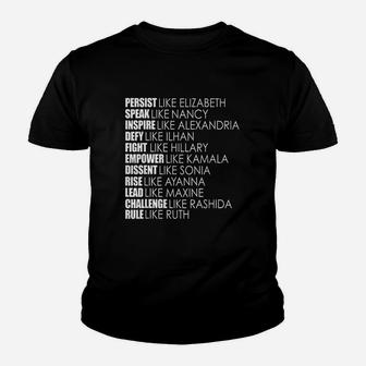 Persist Like Elizabeth Rule Ruth Youth T-shirt | Crazezy AU