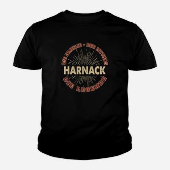 Personalisiertes Vintage-Stil Kinder Tshirt Harnack - Die Legende - Seseable