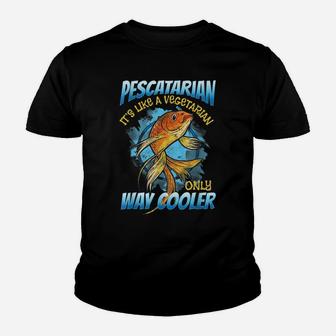 Pescatarian Diet - Pescetarianism - Fish Diet Youth T-shirt | Crazezy AU