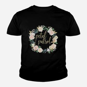 Petal Patrol Flower Youth T-shirt | Crazezy