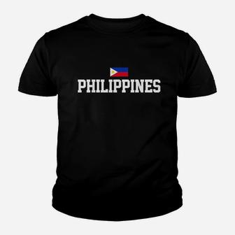 Philippines Jersey Sports Flag Youth T-shirt | Crazezy