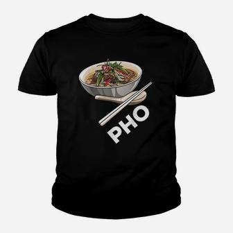 Pho Ramen Vietnamese Japanese Thai Noodle Youth T-shirt | Crazezy