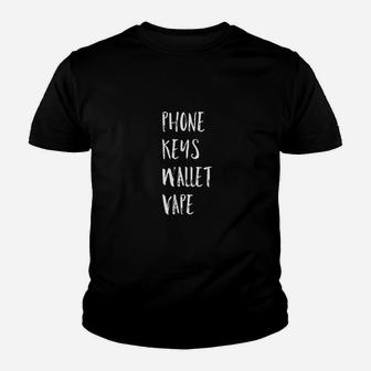 Phone Keys Wallet Youth T-shirt | Crazezy DE