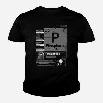 Phosphorus P Element | Atomic Number 15 Science Chemistry Youth T-shirt | Crazezy UK