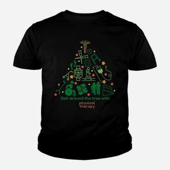 Physical Therapy Gift Christmas Tree Holiday Sweatshirt Youth T-shirt | Crazezy AU