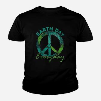 Piece Everyday Earth Day Youth T-shirt | Crazezy CA