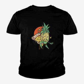 Pineapple And Pizza Love Story Youth T-shirt | Crazezy