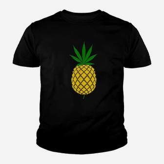 Pineapple Leaf For Lovers Youth T-shirt | Crazezy