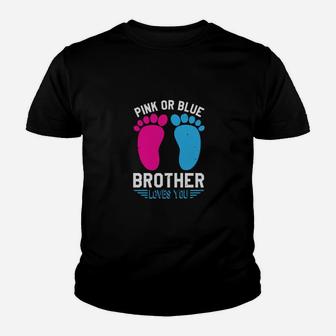 Pink Or Blue Brother Youth T-shirt - Monsterry