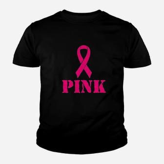 Pink Ribbon Youth T-shirt | Crazezy