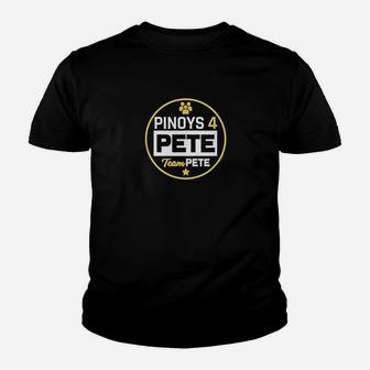Pinoys Filipinos 4 Pete Team Pete Buttigieg Youth T-shirt | Crazezy CA