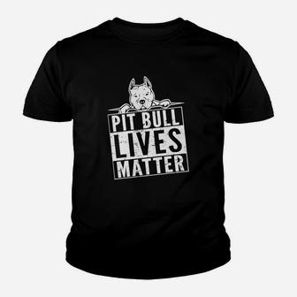 Pit Bull Lives Matte Youth T-shirt - Thegiftio UK