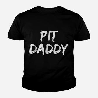 Pit Daddy Shirt Funny Grill Father Grilling Smoker Tee Bull Youth T-shirt | Crazezy UK
