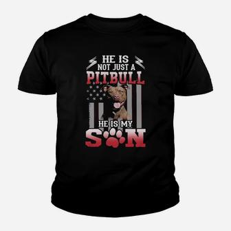 Pitbull He Is My Son Youth T-shirt - Monsterry DE