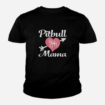 Pitbull Mama Pit Bull Lover Youth T-shirt | Crazezy CA