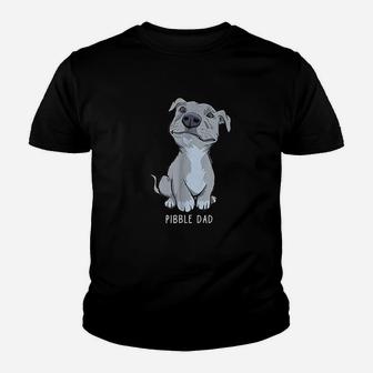 Pitbull Pibble Dad Youth T-shirt | Crazezy UK