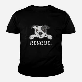 Pitbull Rescue Gift Pit Bull Lover Pitbulls Youth T-shirt | Crazezy AU