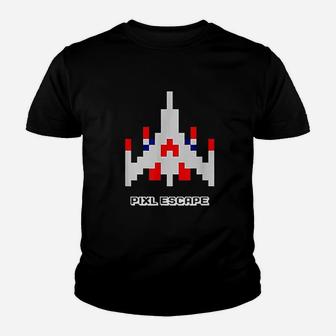 Pixl Escape The Classic Galaga Youth T-shirt | Crazezy UK