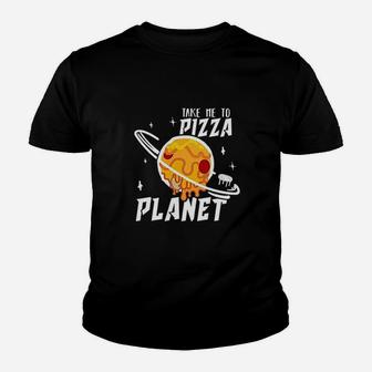 Pizza Funny I Love Pizza Slice Planet Youth T-shirt | Crazezy