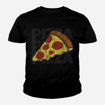 Pizza Lover Funny Pizza Slice Eater Pepperoni Lovers Youth T-shirt | Crazezy