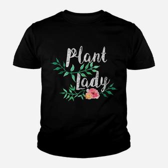 Plant Lady Gardening Flower Lover Gardening Tshirt Youth T-shirt | Crazezy