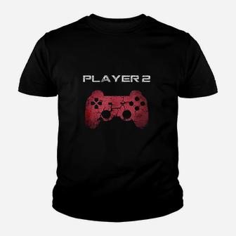 Player 1 Player 2 Gamer Gaming Matching Dad Son Couple Gift Youth T-shirt | Crazezy DE
