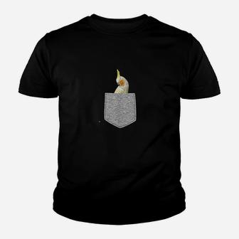 Pocket Cockatiel Bird Youth T-shirt | Crazezy CA