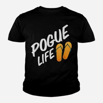 Pogue Life Vintage With Flip Flop Retro Youth T-shirt | Crazezy