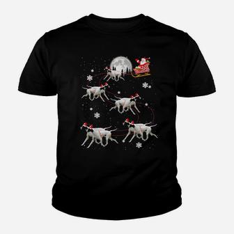 Pointer Reindeer Santa Xmas For Dog Youth T-shirt - Monsterry AU