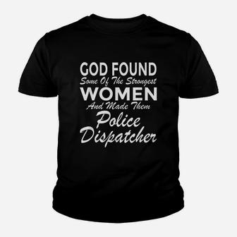 Police Dispatcher Youth T-shirt | Crazezy CA