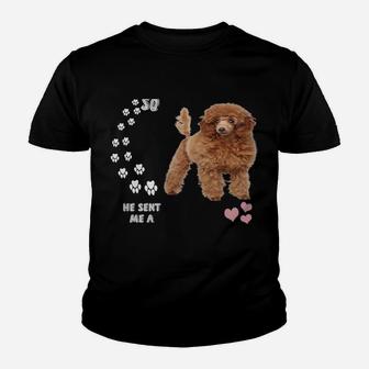 Poodle Dog Quote Mom Dad Lover Costume, Cute Red Toy Poodle Sweatshirt Youth T-shirt | Crazezy